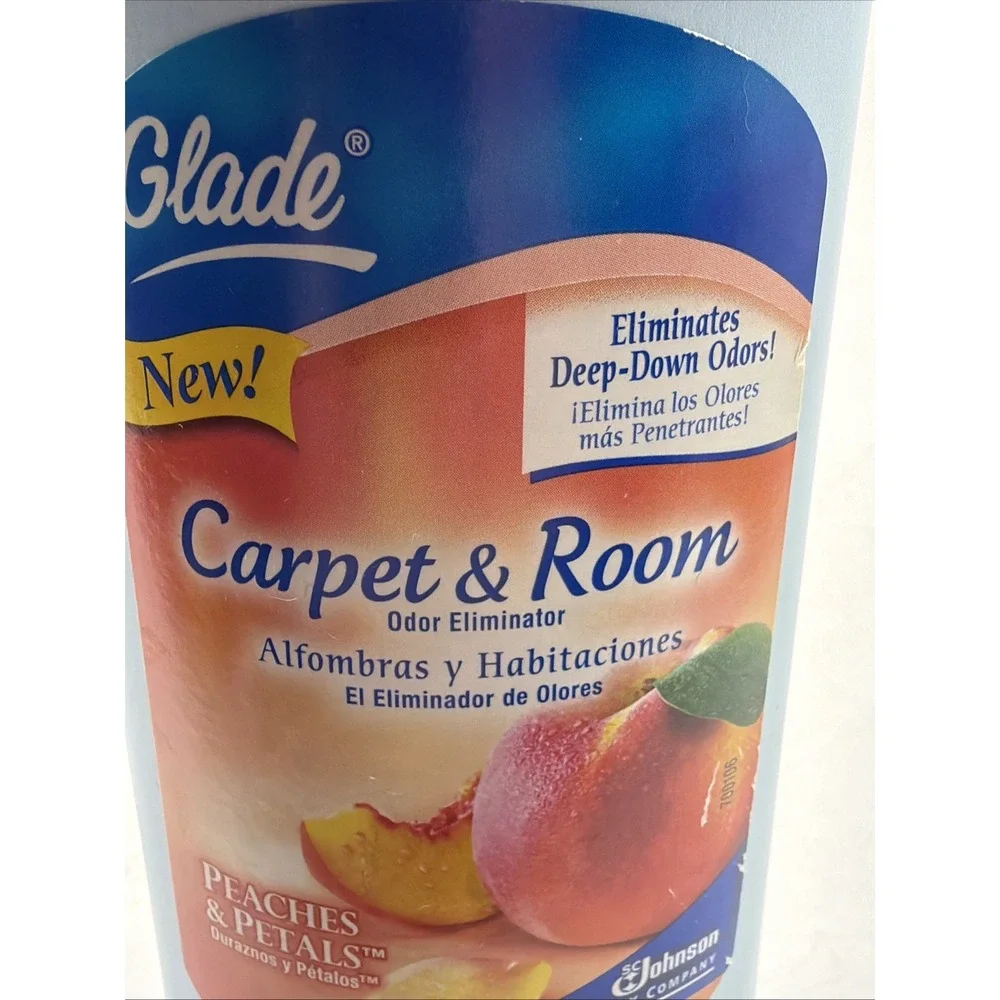 NOS Glade PEACHES & PETALS Carpet & Room Odor Eliminator Discontinued HTF